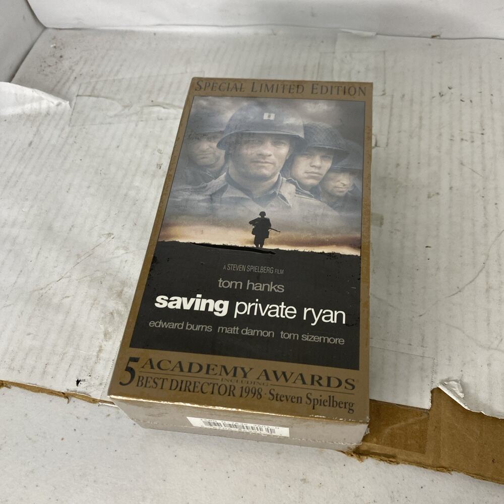 Vintage VHS Saving Private Ryan limited edition, brand new sealed